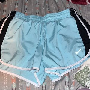 Blue large Nike shorts